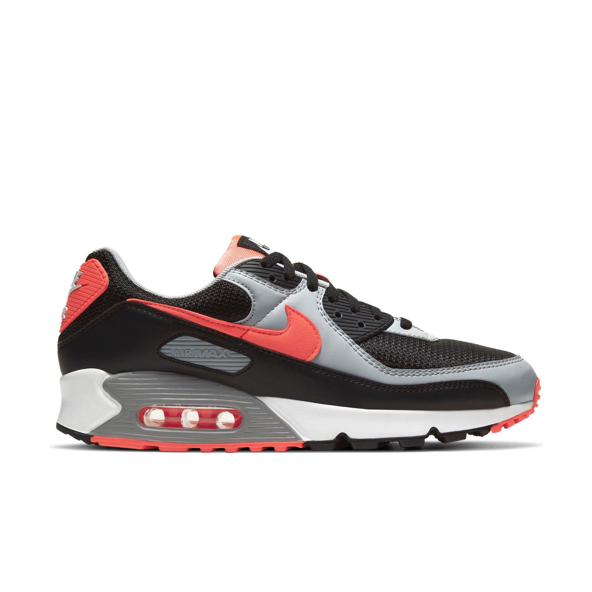 Nike air max 90 black and red on sale mens